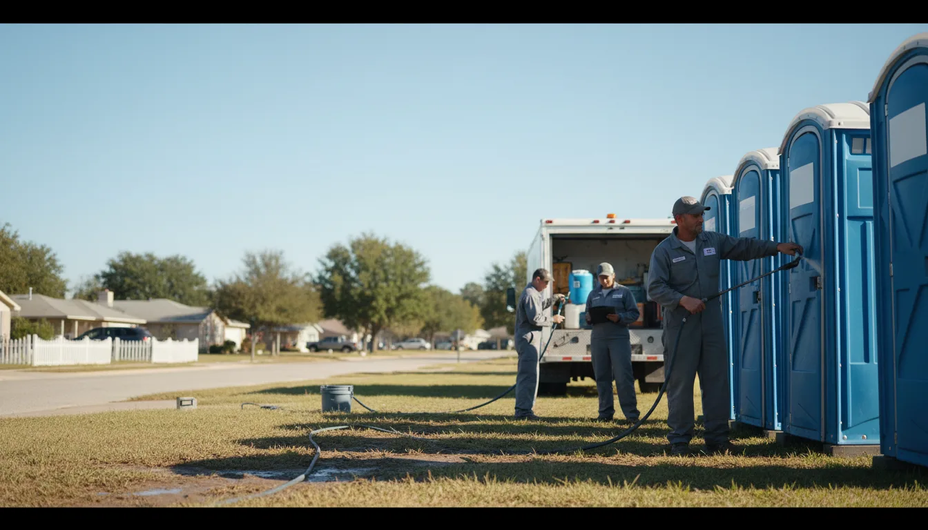 Long-Term Portable Toilet Rental in Clayton, LA near me